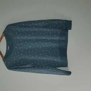 L Jenni Intimates Blue Moon & Star Sweater.
